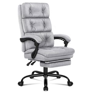 ALFORDSON Office Chair Grey Fabric