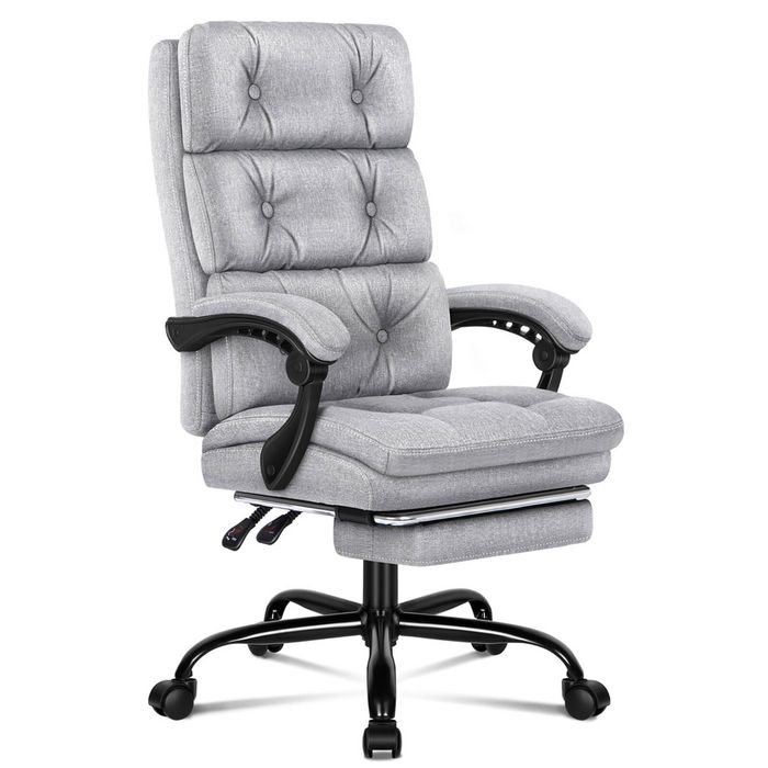 ALFORDSON Office Chair Grey Fabric