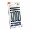 Taskmaster 96mm Matte Black 1/2 Round Handle - 10 Pack - 96mm