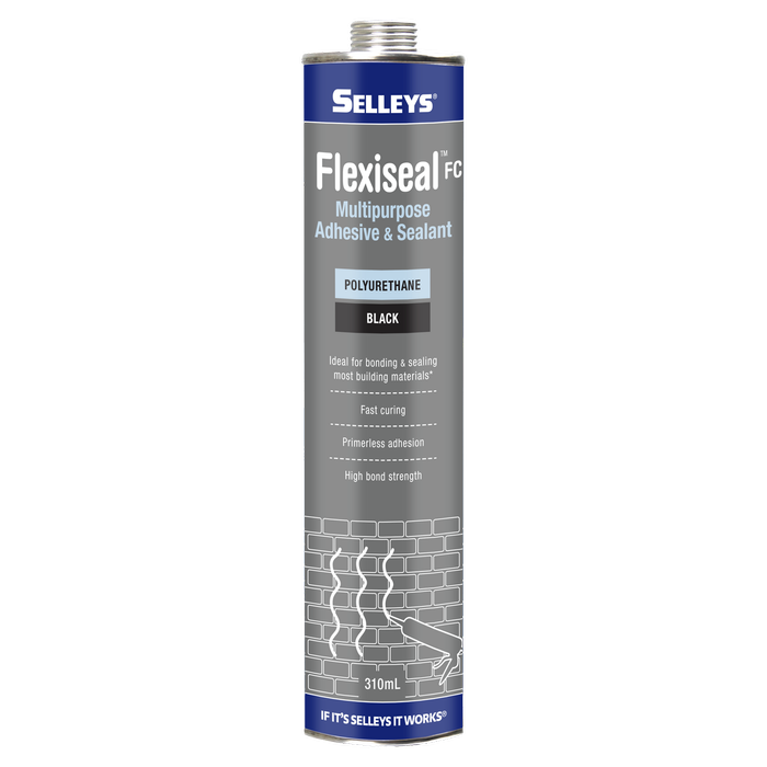 Selleys 310ml Black Flexiseal FC Polyurethane Adhesive And Sealan