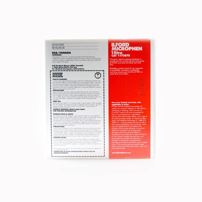 Ilford Microphen Developer (Powder) for Black & White Film - Makes 1 Litre