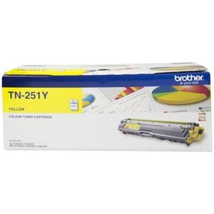 Brother TN-251Y Yellow Toner - 1,400 Page Cartridge