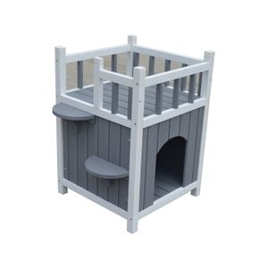 Yes4pets Cat Shelter Condo With Escape Door Rabbit Kitty Dog House Cave