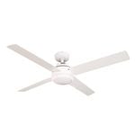 Hunter 132cm White Greta 4 Blade DC Ceiling Fan