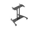 Steel TV Mobile Cart Reduced Height Tilting mobile Touch Screen Stand - T104xs