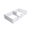 Rooster Farms 2.3m x 1.15m PVC Dog Whelping Box + Playpen Kit - Anti-Crush