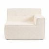 Grumpi Furniture Left Loungi Armchair - Boucle Ivory