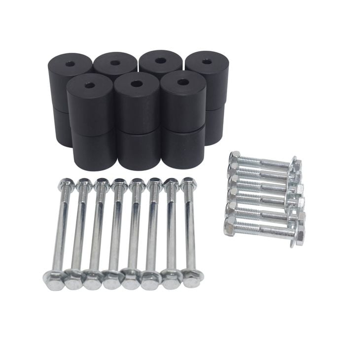 Machter Autoparts 50mm 2" inch Body Lift Kit Raising Blocks Fit For Toyota Hilux 1998-2004 Dual Extra Cab