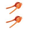 2PK Davis & Waddell Citrus/Lime Squeezer 23.5x9cm - Orange