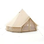 Outdoor360 8 Person Canvas Bell Tent | 5 Meter | Waterproof | Camping