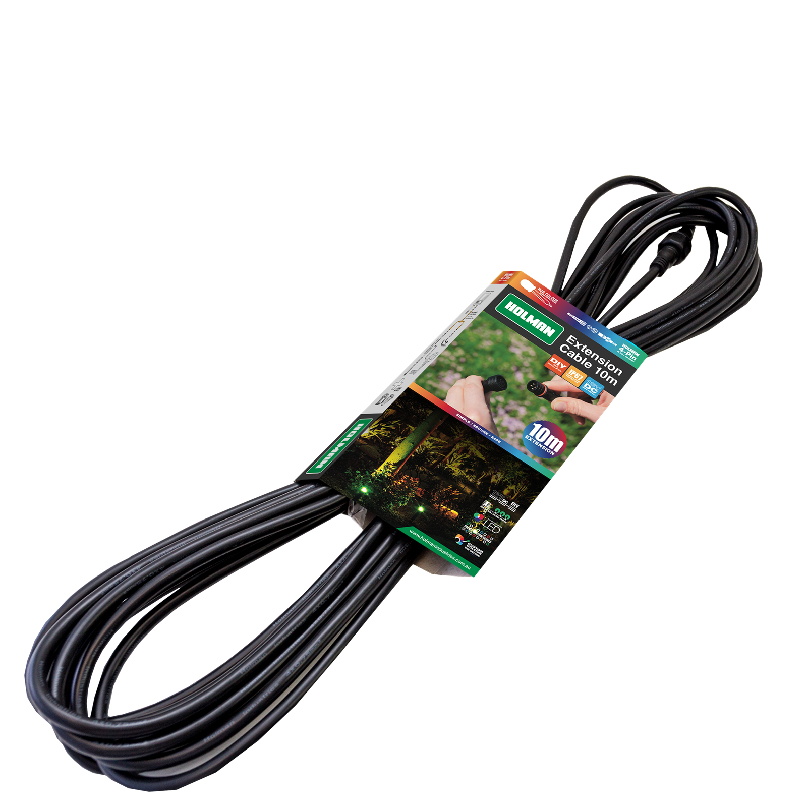 Holman RGB Colour Garden Light Extension Cable - 10m product image