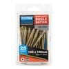 Titan 14g x 100mm Zinc Gold Timber Bugle Batten Screw - 25 Pack