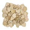 All Set Plywood Heart - 130 Pack