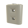 Melro Tanks 2000L Smooth Cream Slimline 2510 Poly Water Tank