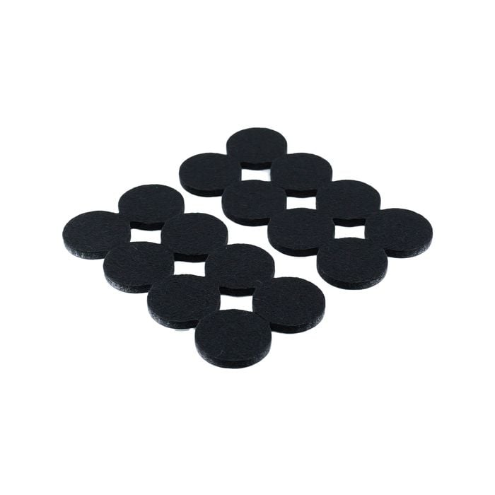 Surface Gard 29mm Round Black Floor Protection - 16 Piece