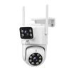 UL-Tech 2.5K Wireless Security Camera Outdoor, Dual Lens Pan Tilt