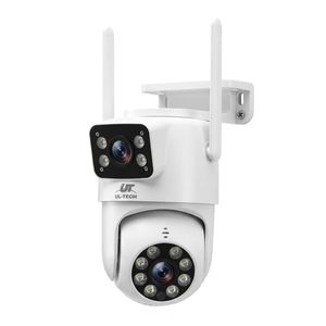 UL-Tech 2.5K Wireless Security Camera Outdoor, Dual Lens Pan Tilt