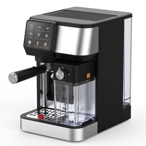 YOPOWER Espresso Coffee Machine 20Bar, Dual Boiler Milk Frother Cappuccino Maker