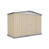 Absco Sheds 3.0 x 1.44 x 2.06m Classic Cream Regent Double Door Garden Shed
