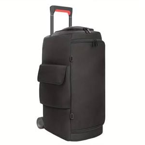 NNETM Fabric Speaker Cover with Zipper Storage Bag