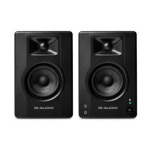 2pc M-audio Bx3 Bluetooth Studio Monitors Speaker Set W/ 3-inch Woofer 120w