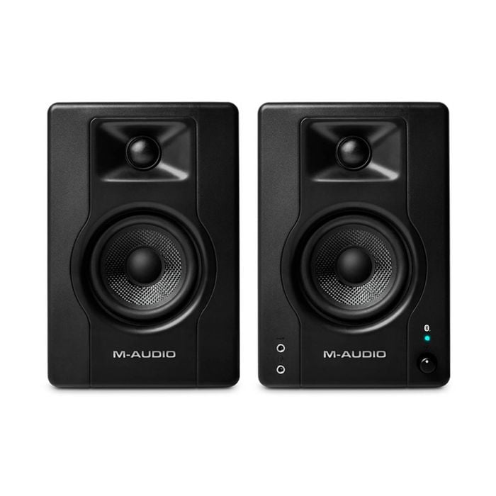 2pc M-audio Bx3 Bluetooth Studio Monitors Speaker Set W/ 3-inch Woofer 120w