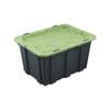 All Set 25L Green And Grey Storage Container With Flat Lid - 25L