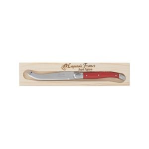 Laguiole Jean Neron Cheese Knife In Wooden Gift Box - Red