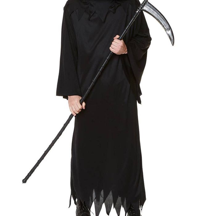 Foreboding Black Grim Reaper Mens Halloween Costume - XLarge