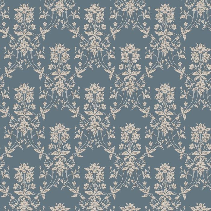 Wallpaper Trader Alva Wallpaper Roll 10.05m X 53cm, Indigo