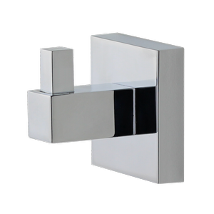 MIXX Chrome Mint Square Robe Holder