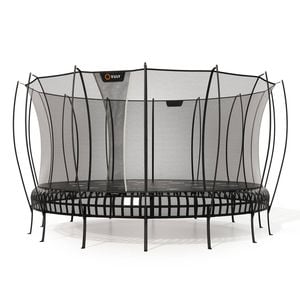 VULY Thunder 2 Jumbo 17.5ft Springless Trampoline with Enclosure - Round Kids Trampolines