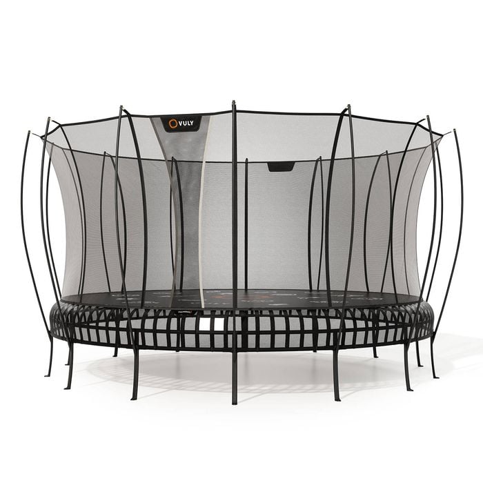 VULY Thunder 2 Jumbo 17.5ft Springless Trampoline with Enclosure - Round Kids Trampolines