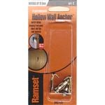 Ramset Hollow Wall Anchor with Hook Zinc 5mm 2pk