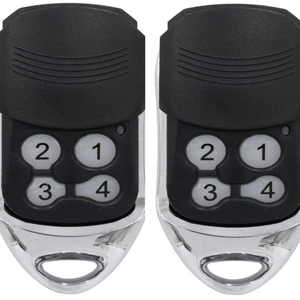 [2 Pack] Replacement BFT Type B RCB TX2/TX4/0678 Mitto Compatible Garage & Gate Remote Control