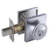 Schlage Satin Chrome Regent Boston Single Cylinder Deadbolt And Turn