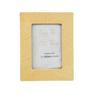Urban Caprice Foliage 4x6" Photo Frame W/ Stand Home Decor - Sand