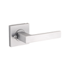 Lane 60mm Brushed Satin Chrome Cambridge Square Privacy Set