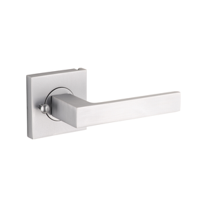 Lane 60mm Brushed Satin Chrome Cambridge Square Privacy Set