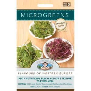 Mr Fothergill's Microgreens Flavours of Western Europe Seeds