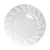 12x 6pc Partyware Heavy Duty Durable Dinner Side Plate Set 190mm Clear