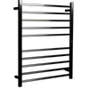 Hotwire 130W 900 x 700mm Gun Metal 10 Bar Flat Square Heated Towel Rail with Timer