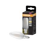 Osram 4W 470lm E14 Warm White LED Candle Fila Frosted Light Globe
