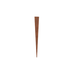 TerraForm Edging 800mmH x 100mmW  3.0mm Gauge Corten Steel Stake