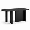 MIUZ Oak Veneer Dining Table 4-6 Seater Modern Dining Tables Dinner Table