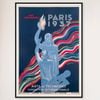 Galrie Vintage 1937 Paris Arts and Techniques International Exhibition Poster Art Décor, Black Frame, 70 x 100cm (28 x 40inch)