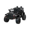 Rigo Kids Ride On Car Electric 12V Jeep Battery Remote Control Black