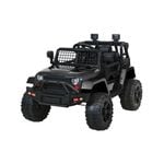 Rigo Kids Ride On Car Electric 12V Jeep Battery Remote Control Black