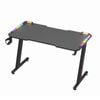 Advwin 120cm Black Gaming Desk RGB LED Light Computer Desk