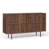 Linea Light Walnut 160cm Sideboard Cabinet